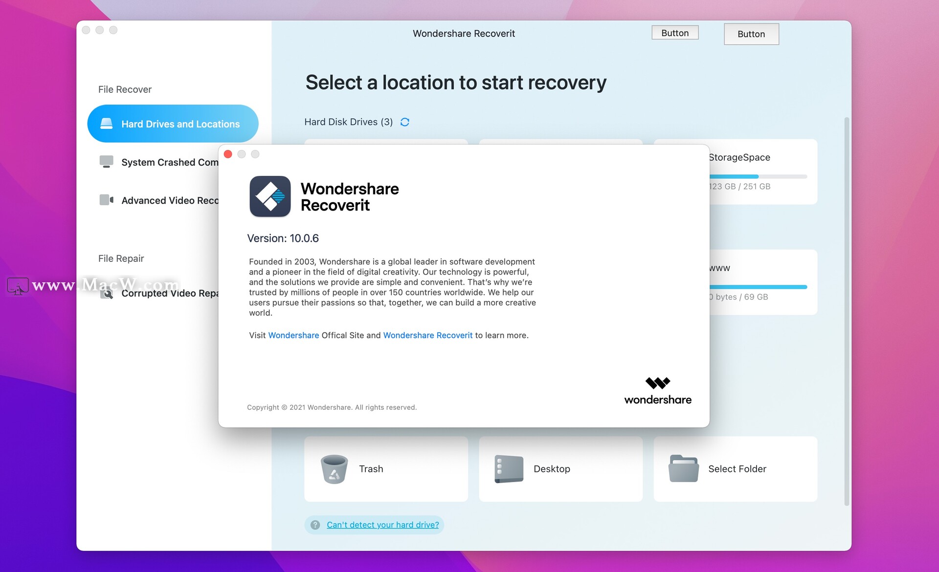 Wondershare Recoverit for Mac(万兴数据恢复软件)v10.0.6永久激活版 - 图1