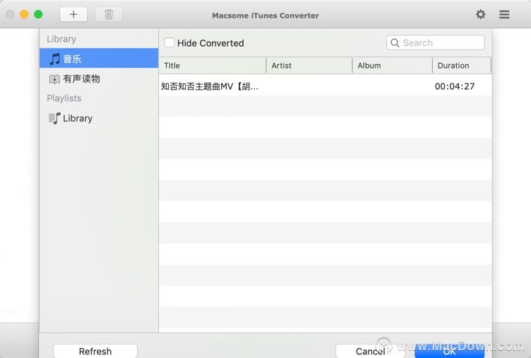 Macsome iTunes Converter for Mac(DRM移除和音乐转换器) 3.1.1注册激活版 - 图4