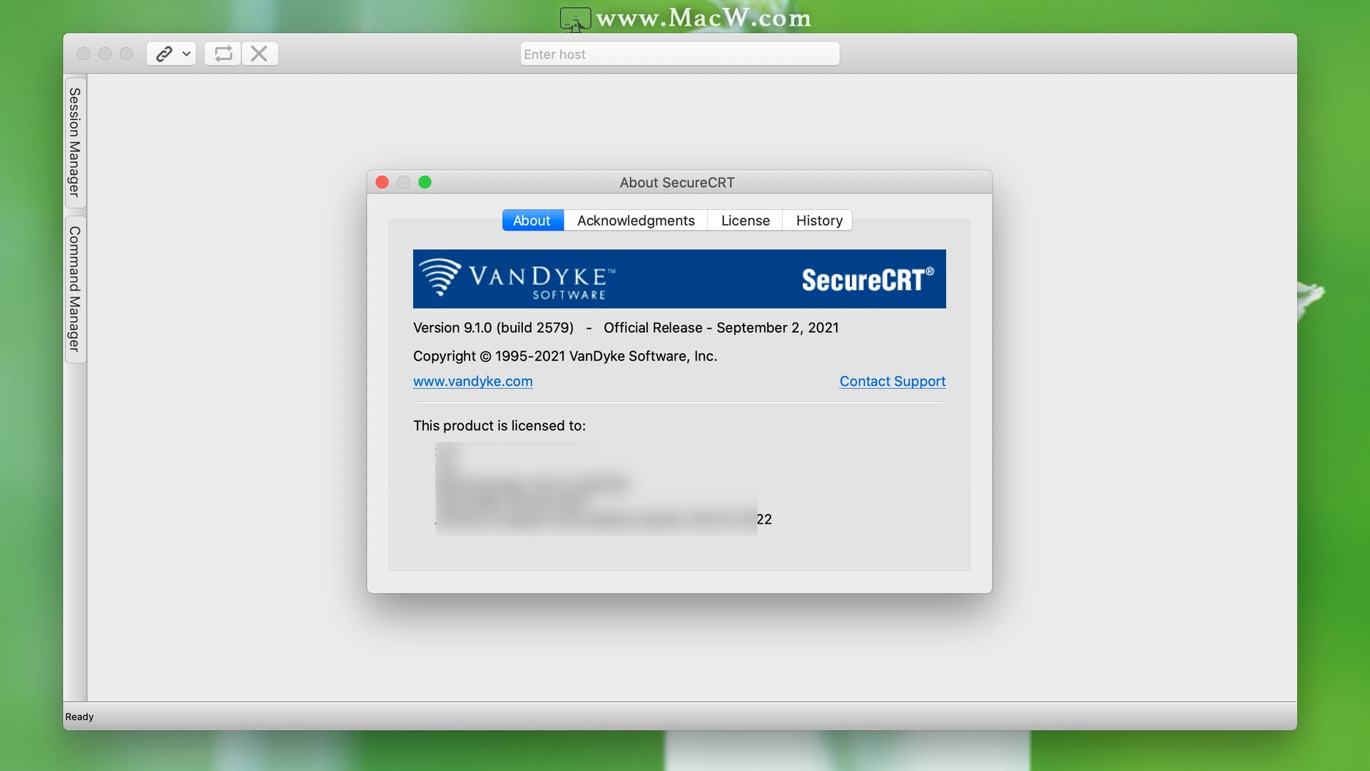 mac终端SSH仿真工具 SecureCRT 9.1.0(2579) - 图1