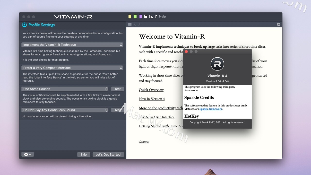 Vitamin-R for Mac(GTD工作效率管理)v4.04注册版 - 图1