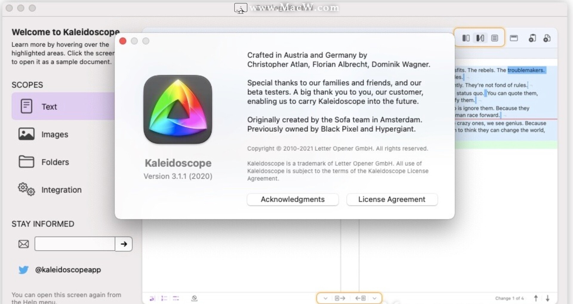 Kaleidoscope for Mac(文件图像比较工具)v3.1.1激活版 - 图1