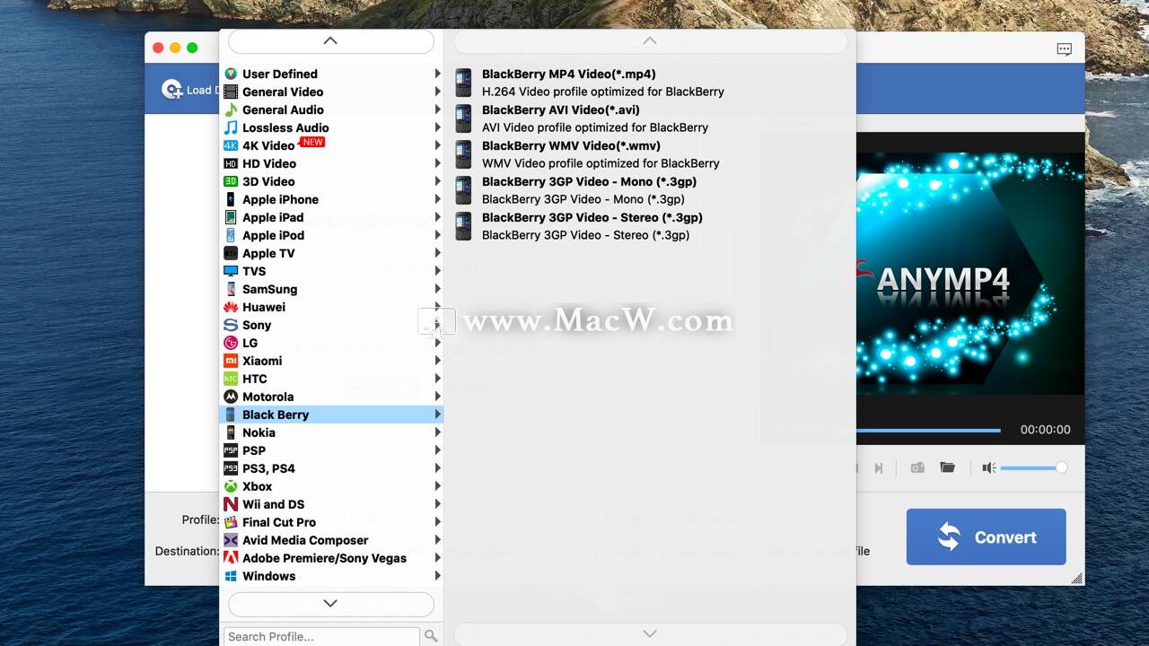 Mac视频格式转换器AnyMP4 Mac Video Converter Ultimate 9.1.6 - 图2