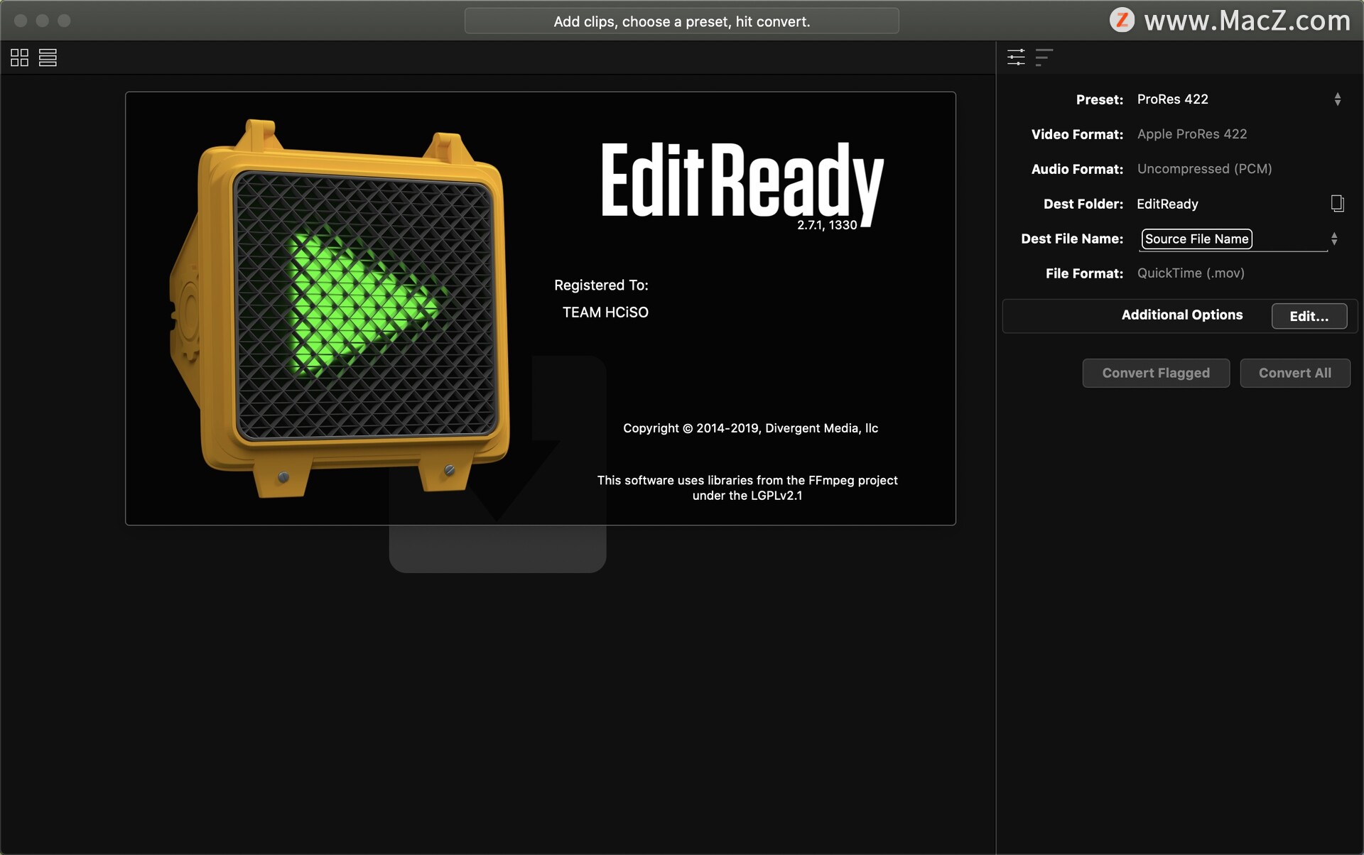 EditReady for Mac(视频转码器)2.7.1激活版 - 图1