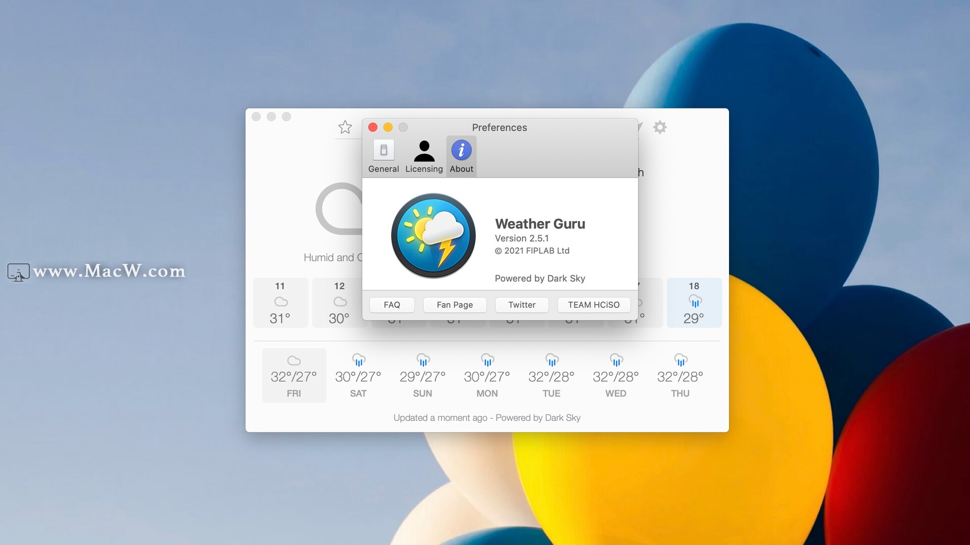 Weather Guru for Mac(天气预报工具) v2.5.1免激活版 - 图1