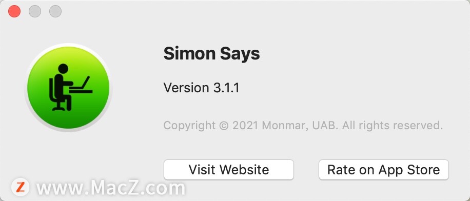Simon Says for Mac(Sluggard久坐提醒工具)  v3.1.1直装版 - 图1