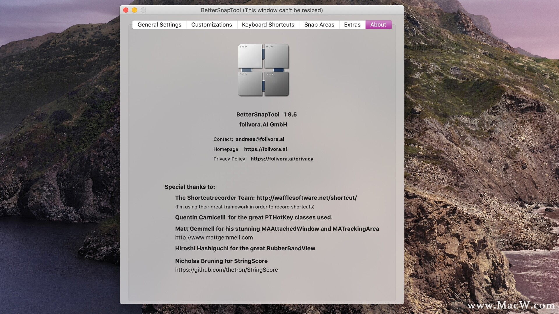 BetterSnapTool  for mac(窗口位置管理) v1.9.5免激活版 - 图1