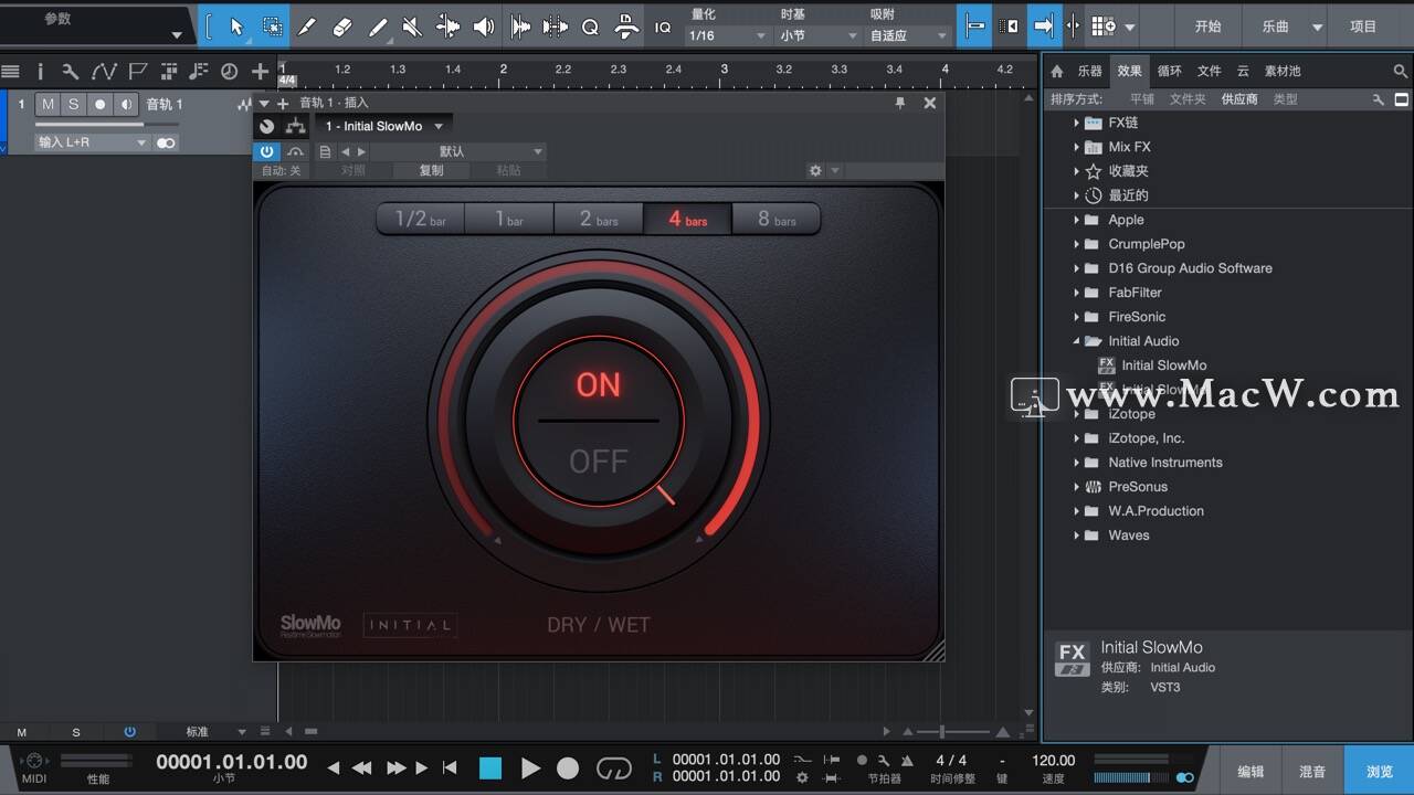 Initial Audio SlowMo for Mac(音频变速效果器) v1.0.4激活版 - 图1