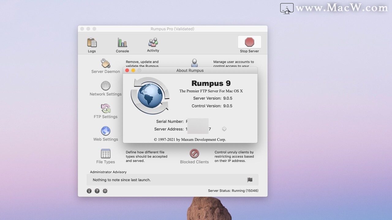 Rumpus for Mac(FTP服务器搭建软件)v9.0.5注册版 - 图1