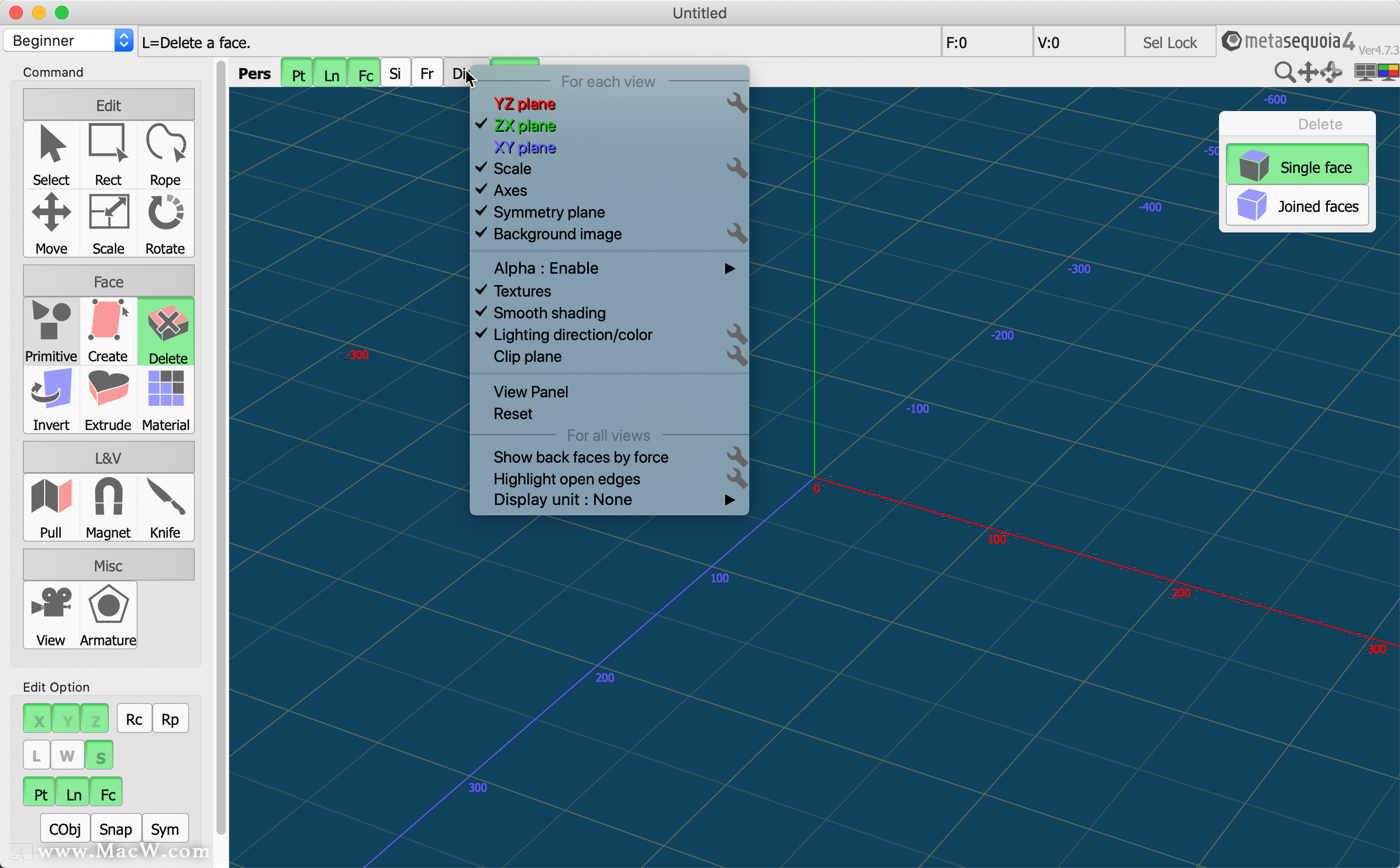 Metasequoia 4 for Mac(水杉3D建模应用)v4.8beat3激活版 - 图2