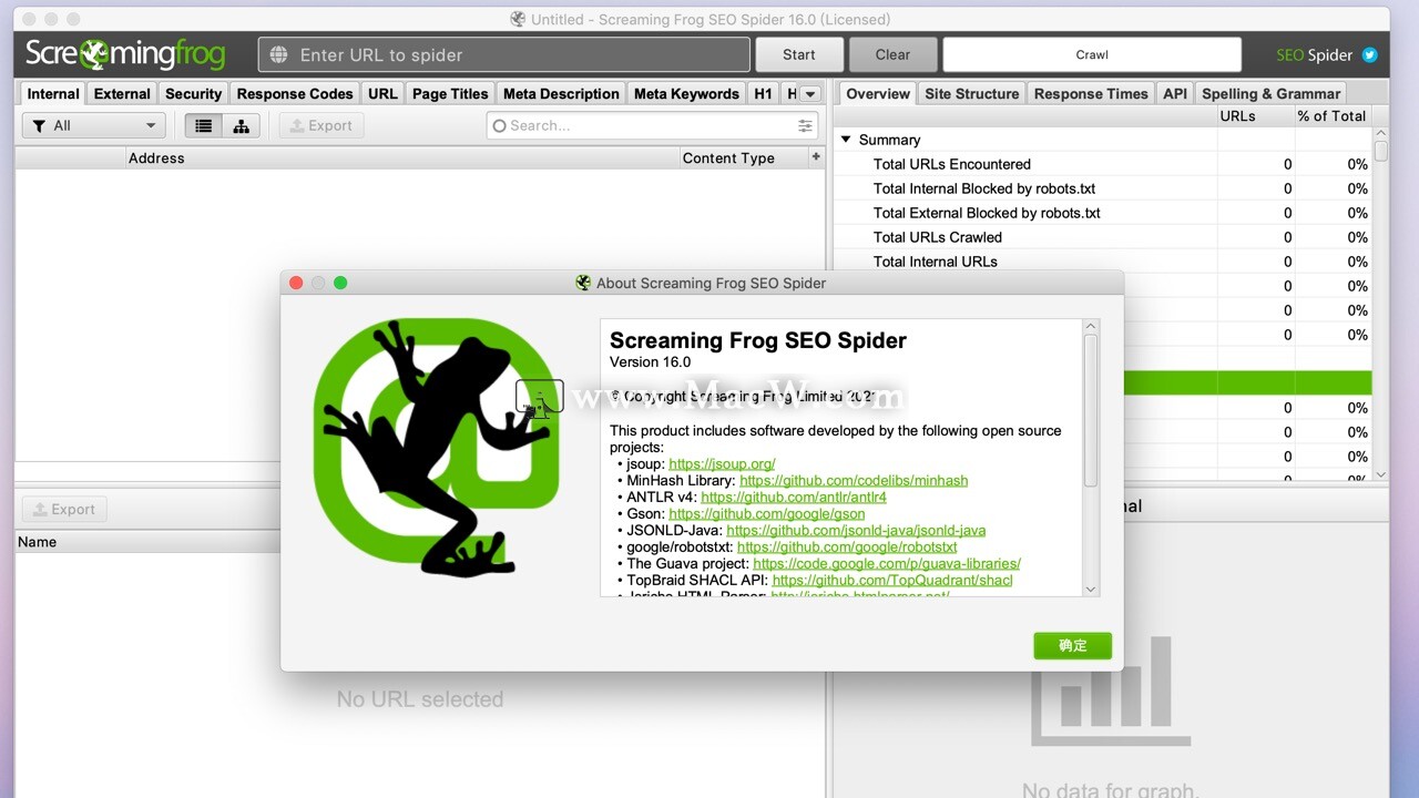 Screaming Frog SEO Spider Mac版(尖叫青蛙网络爬虫软件)v16.0激活版 - 图1
