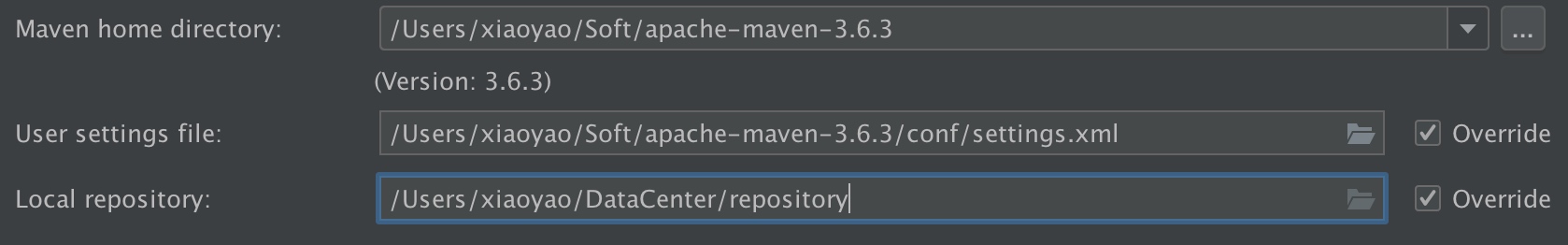 MAC MAVEN环境搭建 - 图3