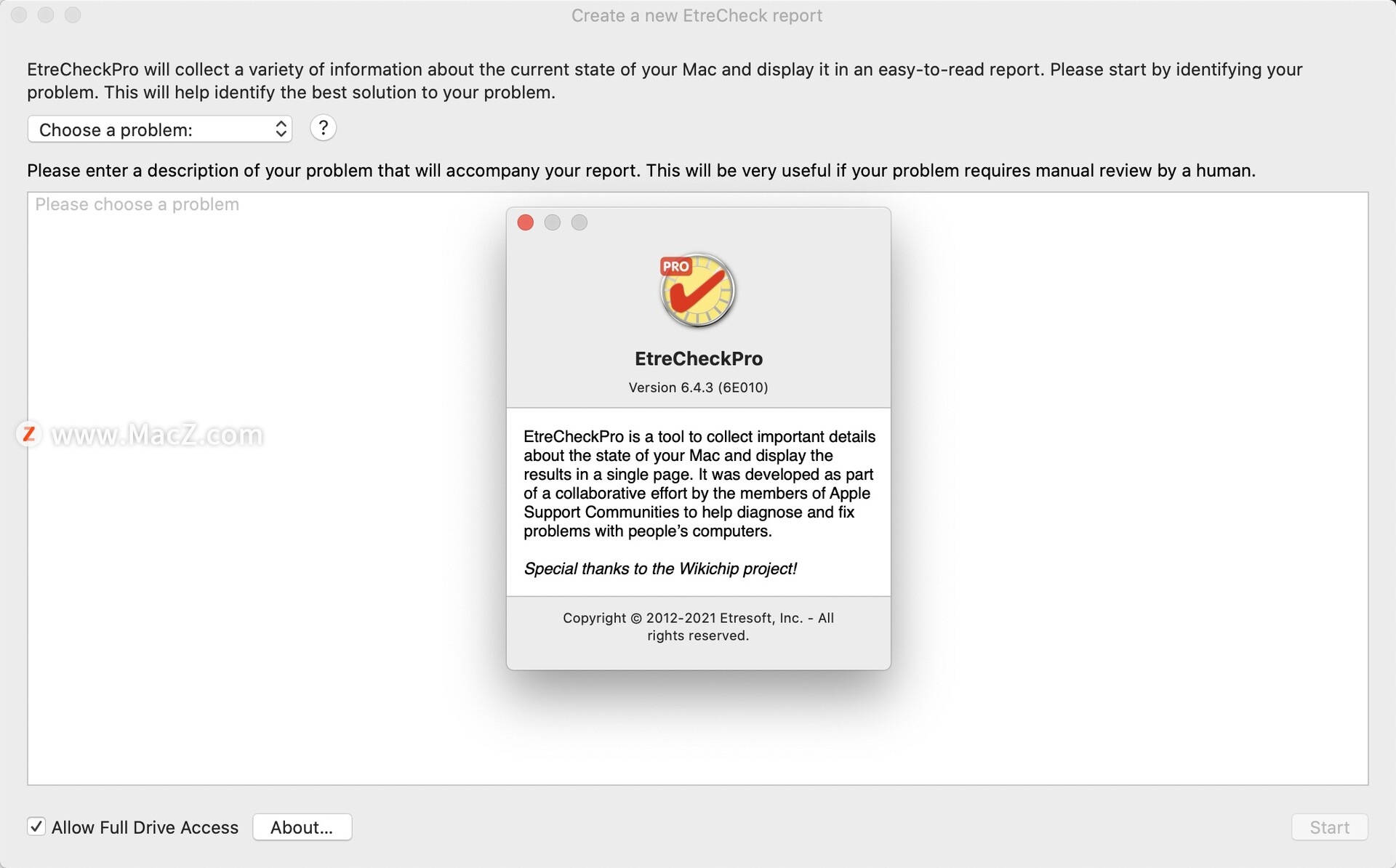 EtreCheckpro for mac(硬件信息查看工具)v6.4.3免注册版 - 图1