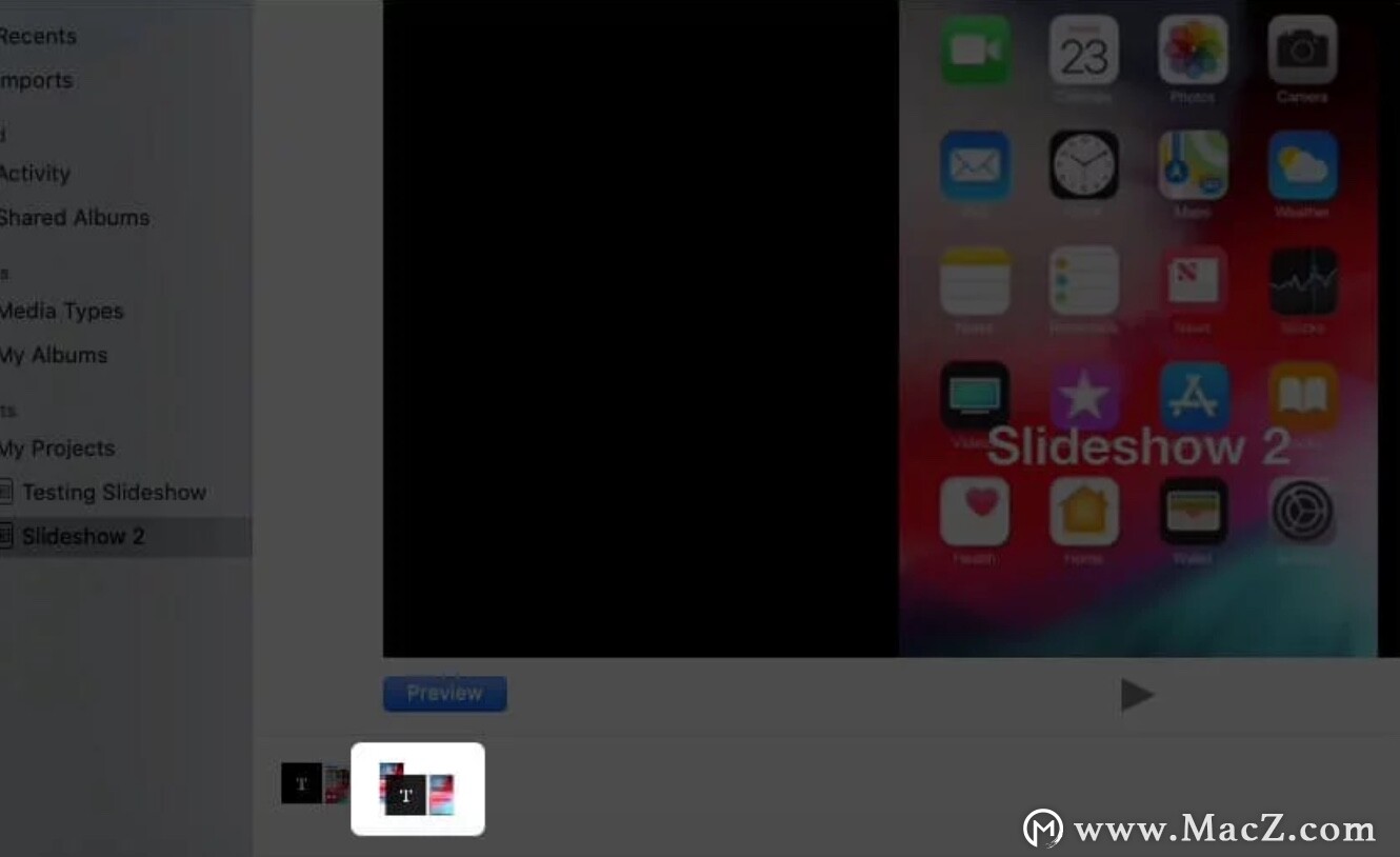如何在Mac上的Photos App中创建幻灯片 - 图5