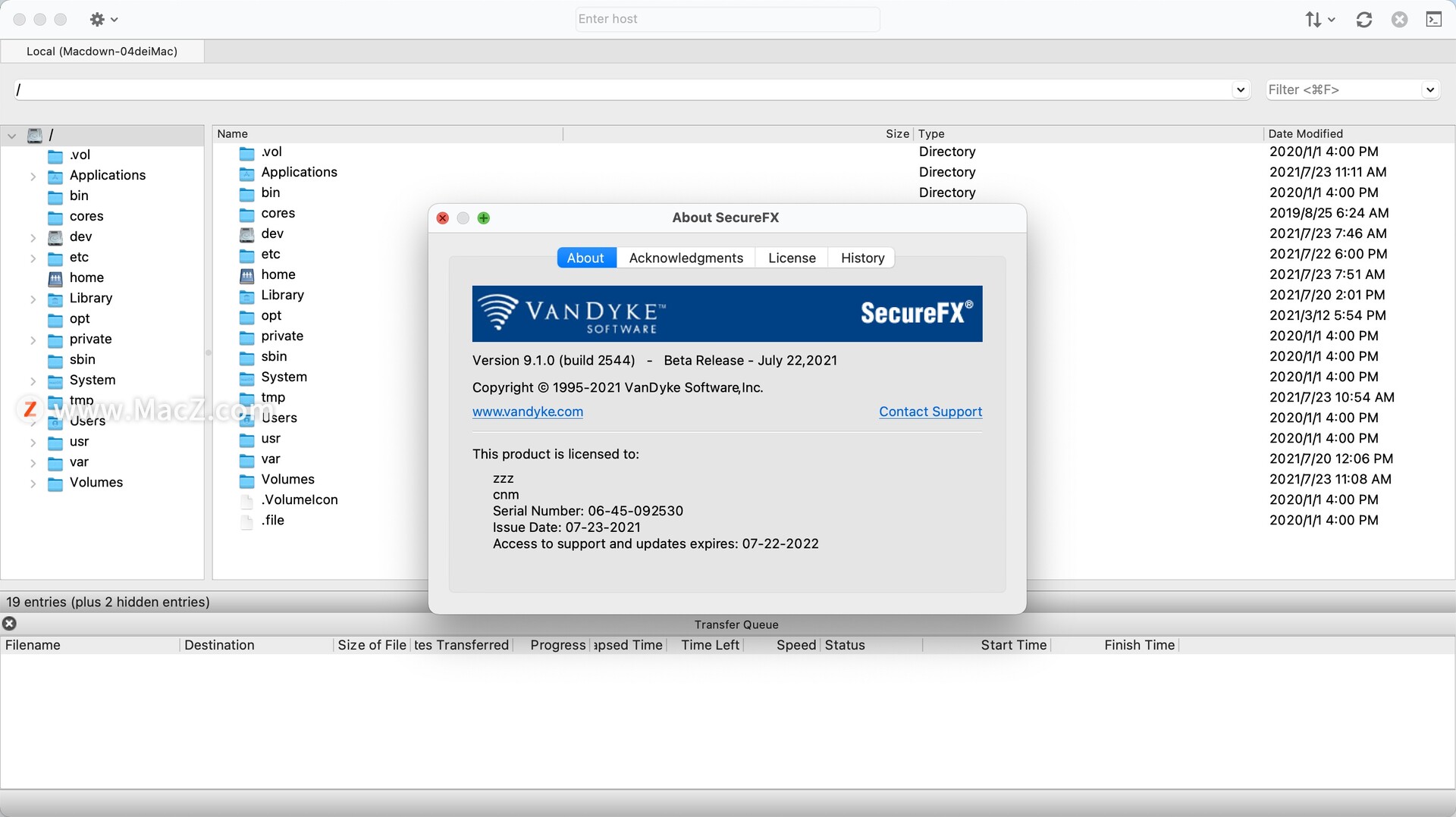 SecureFX for Mac(ftp文件传输工具)附注册码v9.1.0(2544) - 图1