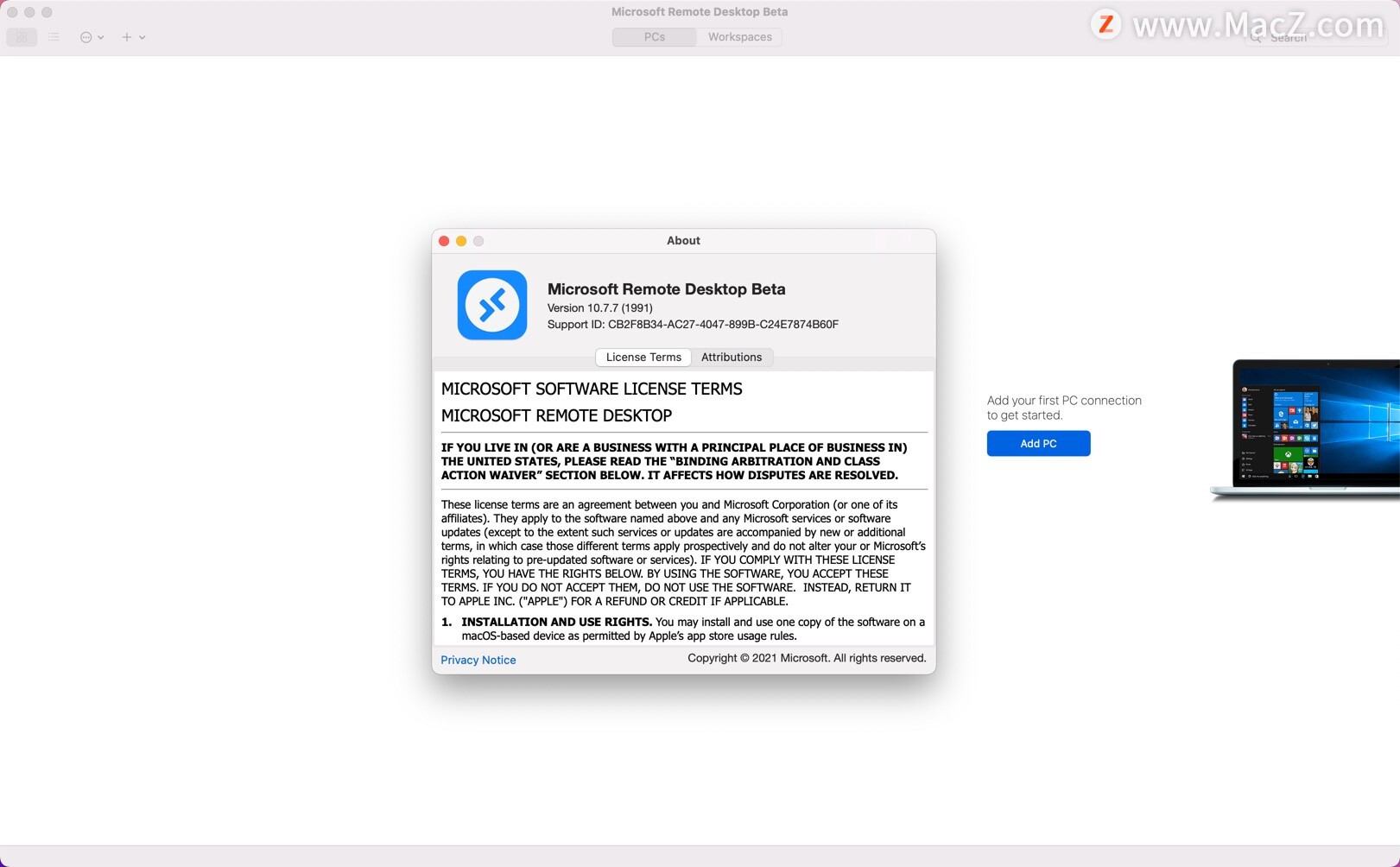 remote desktop mac破解版v10.7.7微软远程连接工具 - 图1
