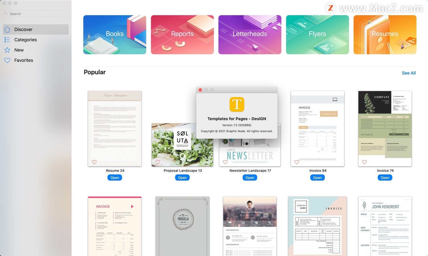 Templates for Pages DesiGN for mac(Pages模板套件)v7.3免激活版 - 图1