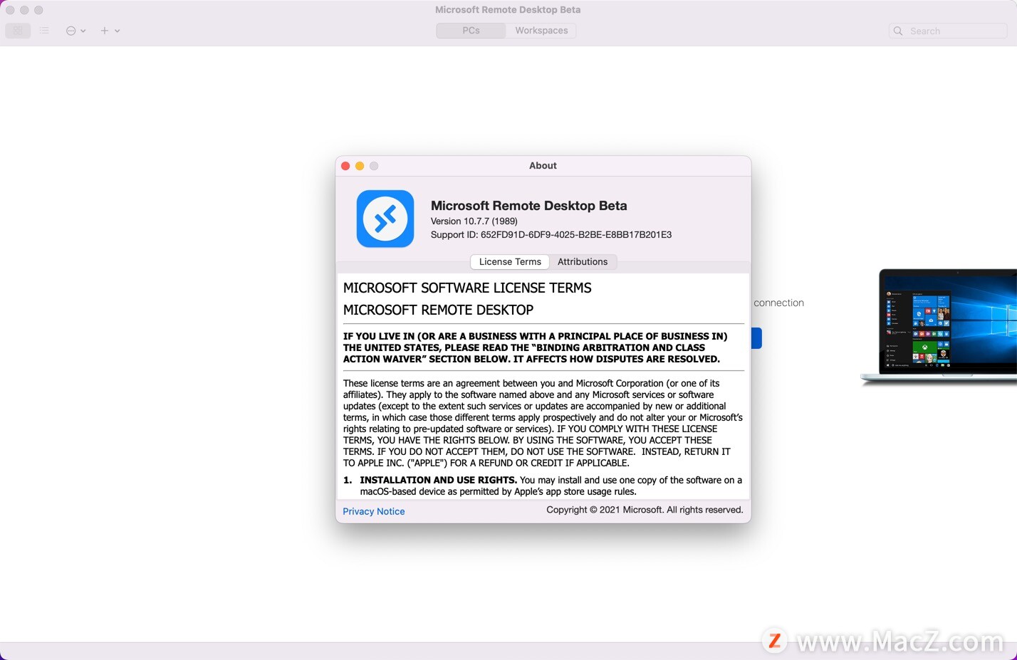 remote desktop mac破解版v10.7.7微软远程连接工具 - 图1