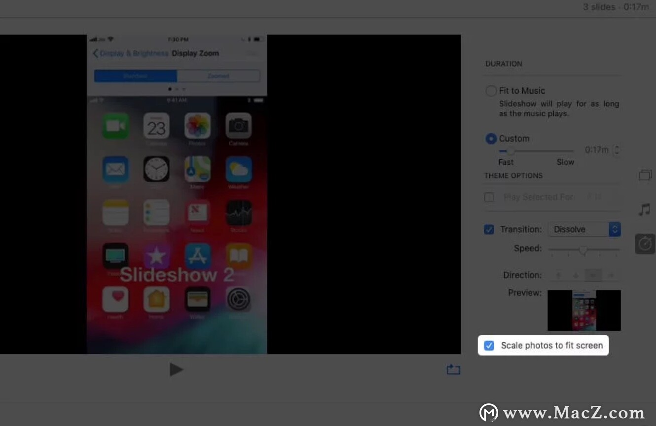 如何在Mac上的Photos App中创建幻灯片 - 图10
