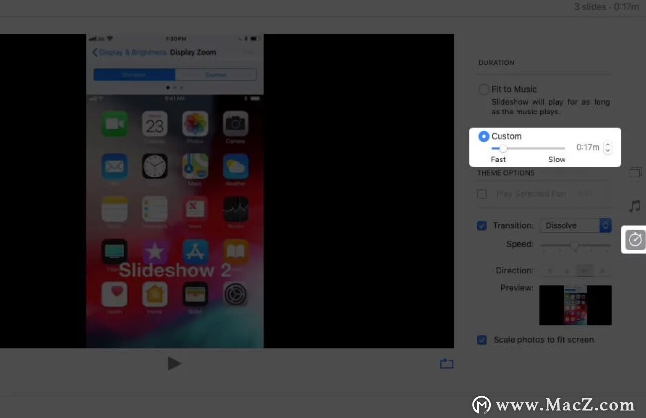如何在Mac上的Photos App中创建幻灯片 - 图9