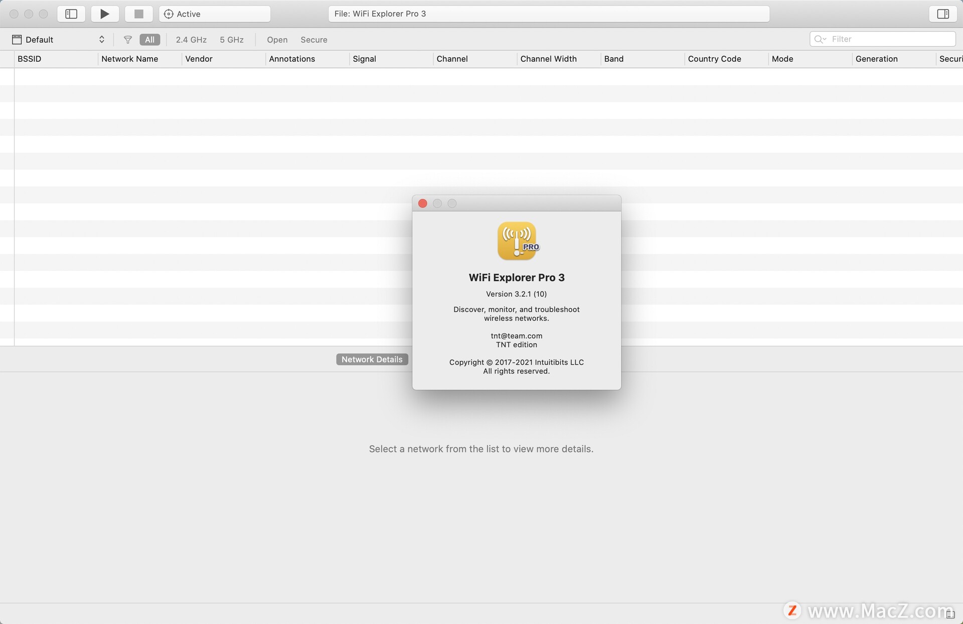 WiFi Explorer Pro for Mac(WiFi无线网络管理工具)v3.2.1免激活版 - 图1
