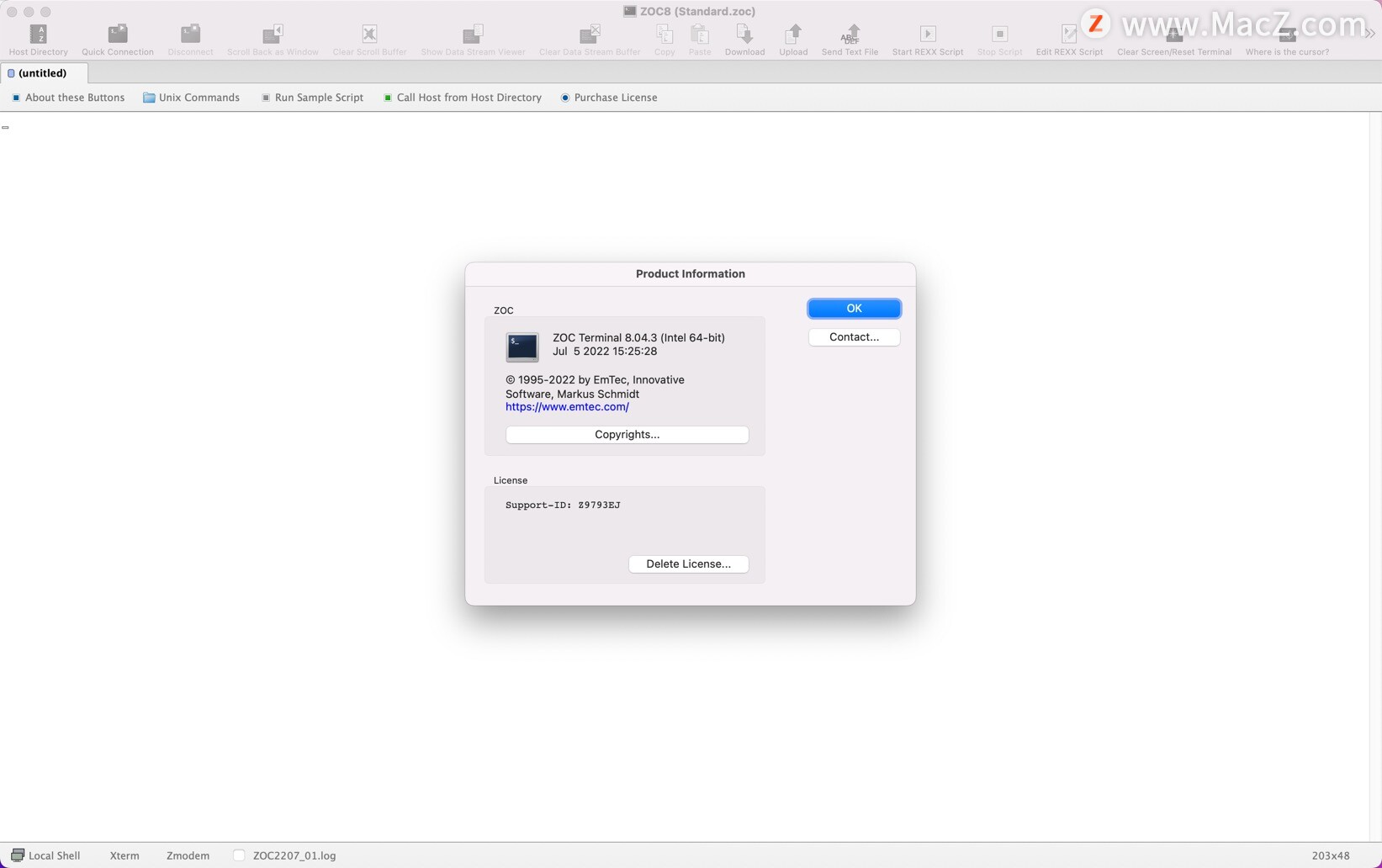 ZOC for Mac(最好用的终端仿真器)8.04.3永久激活版 - 图1