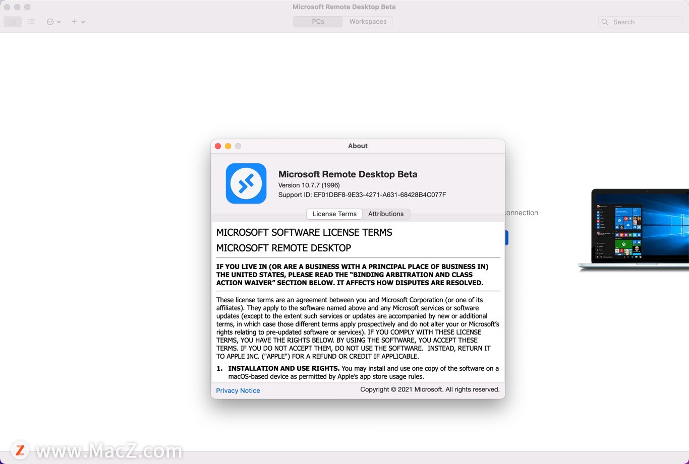 Microsoft Remote Desktop for Mac(微软远程连接工具)v10.7.7中英直装版 - 图1