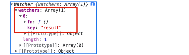 watchers 的结果
