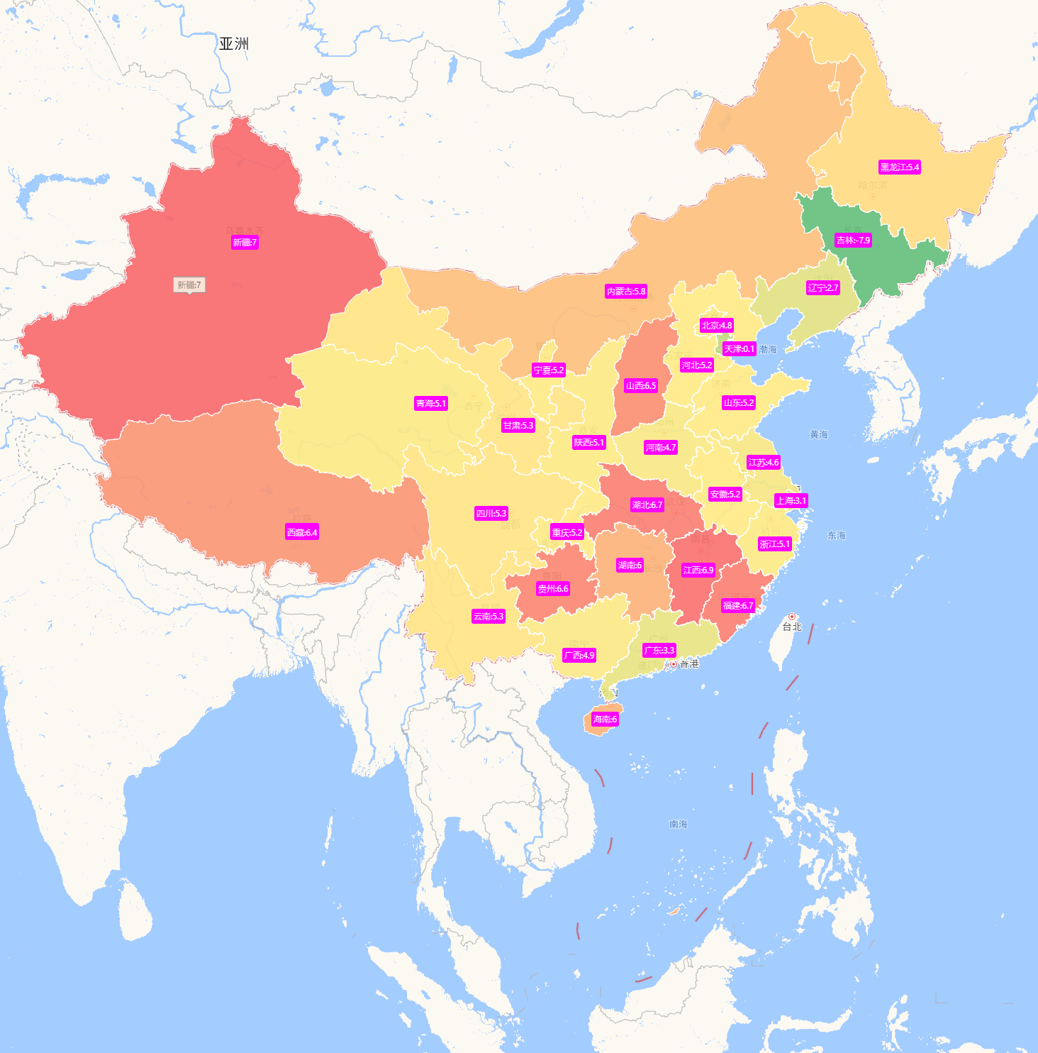 31省一季度GDP增速地图.png