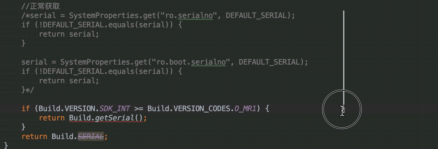 [AS][MacOS]Android Studio 列选择模式 - 图4