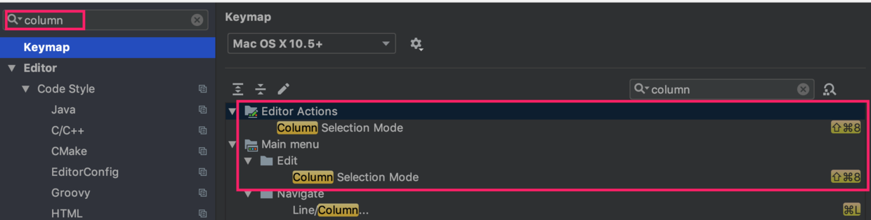 [AS][MacOS]Android Studio 列选择模式 - 图2