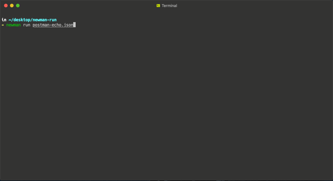01 使用 Newman 在命令行上运行集合 - 图2
