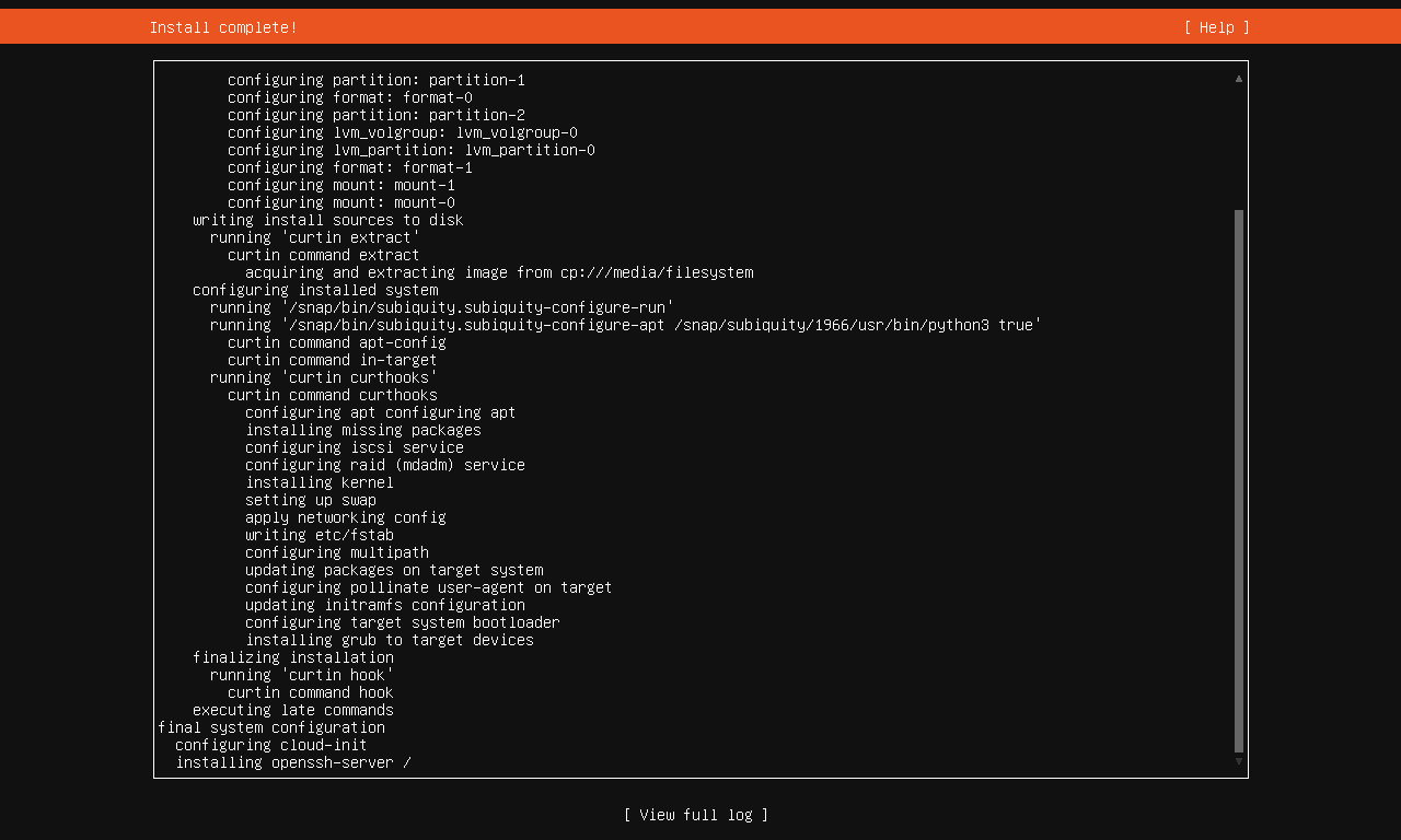 Ubuntu Server 20.04.1 LTS系统安装 - 图13