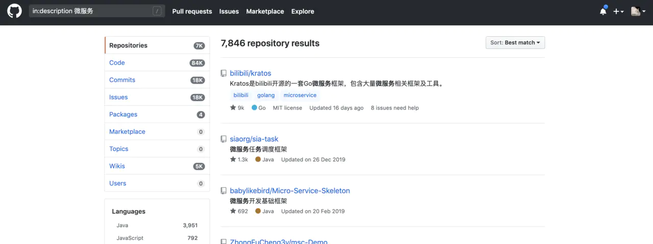 GitHub 搜索开源项目技巧 - 图7