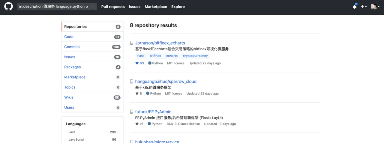 GitHub 搜索开源项目技巧 - 图9