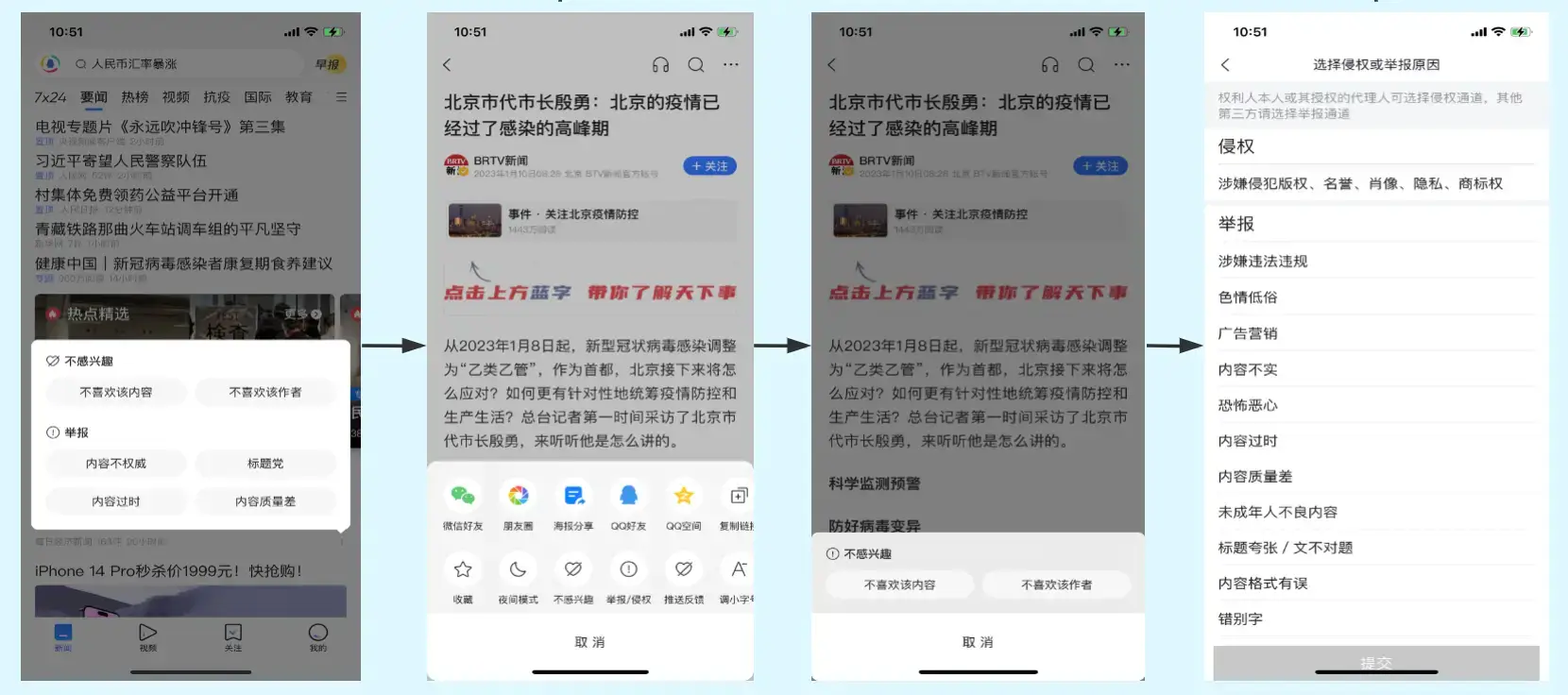 浅谈新闻类APP用户负反馈功能 | 人人都是产品经理 副本 - 图2