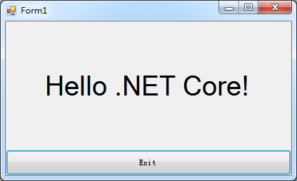 使用 .NET Core 开发 WinForm 程序 - 图4