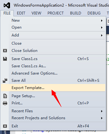 C#-项目模板-如何利用 Visual Studio 自定义项目或工程模板 - 图5
