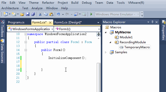 C#-使用-如何利用 Visual Studio 自带工具提高开发效率 - 图18