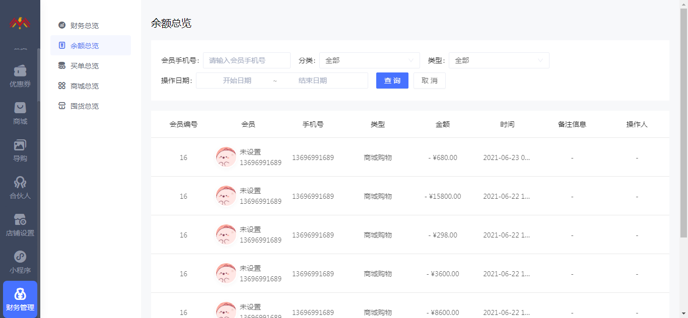 余额总览 - 会员制新零售小程序管理后台.png