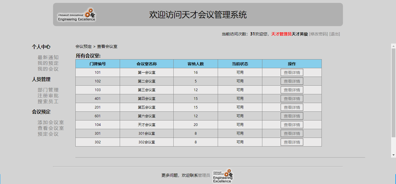 JSP Servlet JDBC Mysql实现的天才会议管理系统 - 图6