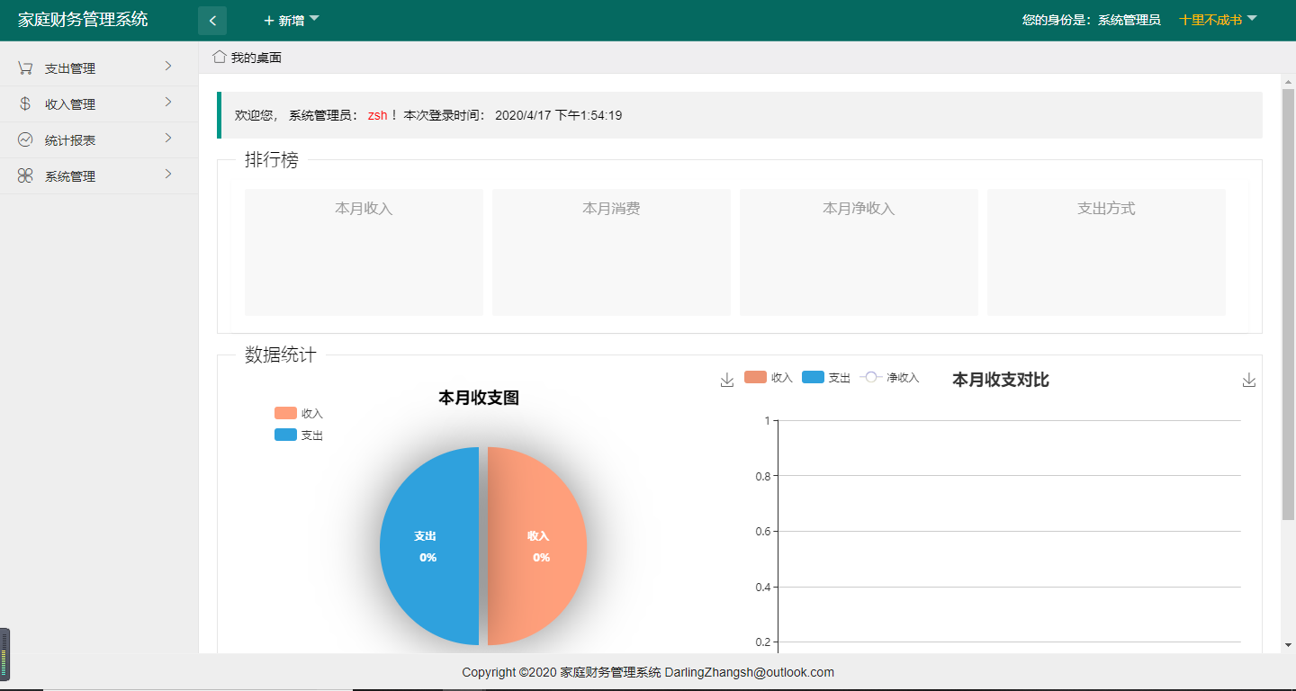 Thymeleaf SpringBoot Mybatis实现的家庭财务管理系统 - 图2