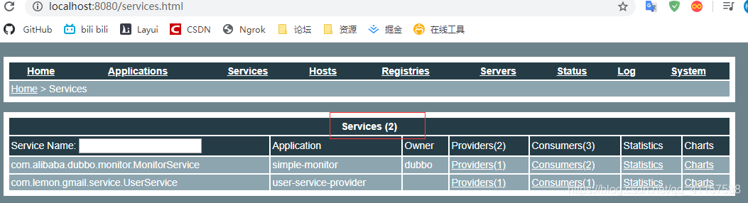 Dubbo环境搭建，创建提供者，消费者项目 - 图11