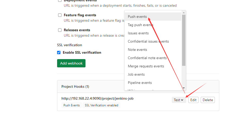 Gitlab+Jenkins 的 Webhooks - 图6