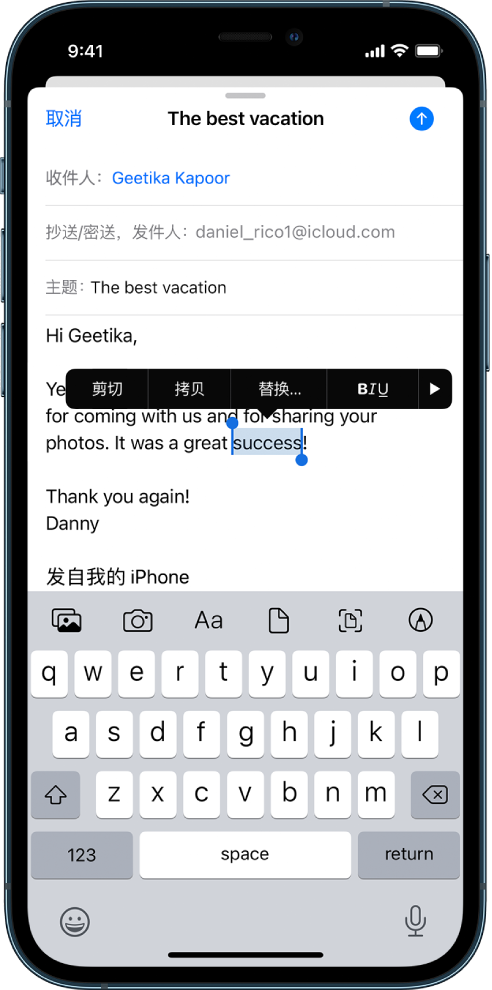 在iPhone 上选择、剪切、拷贝和粘贴文本- Apple Support SG.png
