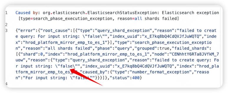 Caused by: org.elasticsearch.ElasticsearchStatusException: Elasticsearch exception [type=search_phase_execution_exception, reaso - 图1