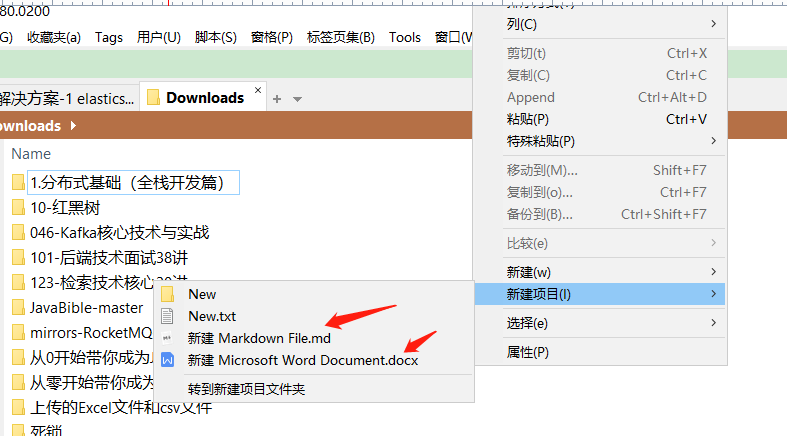 XYplorer设置-右键新建word文档或者md文档 - 图5