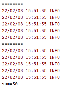 println数量等于rdd分区数量