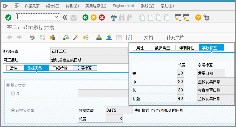 3.为发票凭证VF01/2/3增加自定义选项卡 - 图21